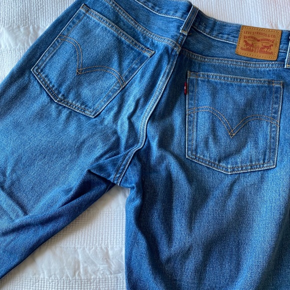 Wedgie straight levis jeans dark blue - Picture 3 of 5